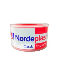 Пластырь для фиксации Классика катушка 5 м х 2 5 см Nordeplast