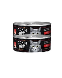 Консервы для кошек Grain Free Deluxe утка 2шт по 100г Зоогурман