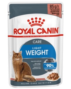 Влажный корм для кошек Light Weight Care профилактика лишнего веса 85г Royal canin