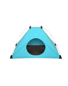 Домик лежанка для кошек Home палатка голубой Zoowell
