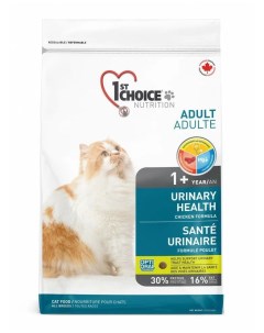 Сухой корм для кошек Urinary Профилактика МКБ с курицей 1 8 кг 1st choice