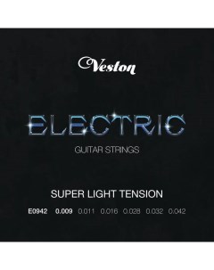 Струны для электрогитары E 0942 Veston