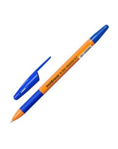 Ручка шариковая R 301 Orange Stick Grip 39531 синия 0 7 мм Erich krause