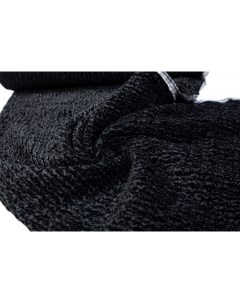 Ткань VE50768 Бархат черный фактурный Ткань для шитья 100x105 см Unofabric