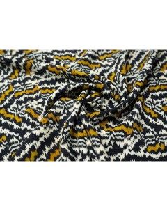 Ткань MON042419 Вискоза абстрактный тигр Ткань для шитья 100x130 см Unofabric
