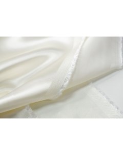 Ткань A32351 2 Атлас вискоза жемчужно белый Ткань для шитья 100x140 см Unofabric