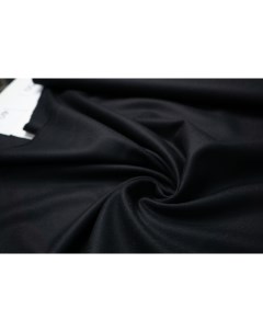 Ткань MON09605 Трикотаж шерсть с кашемиром черный Ткань для шитья 100x128 см Unofabric