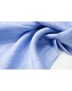 Ткань A323157 Лен Herno полоска голубая Ткань для шитья 100x143 см Unofabric