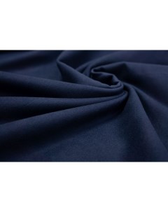 Ткань MAN63 Хлопок теплый фланель бархатная темно синяя 100x145 см Unofabric