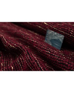 Ткань mona2 твид красный шерсть с люрексом Ткань для шитья 100x158 см Unofabric