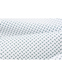 Ткань 0620 26 штапель мелкий узор зеленый Ткань для шитья 100x140 см Unofabric