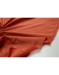 Ткань ST507117 Батист с шелком оранжевый припыленный Ткань для шитья 100x140 см Unofabric