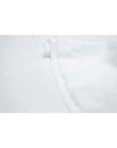 Ткань MON310168 Вискоза плательная сатин белая Ткань для шитья 100x150 см Unofabric