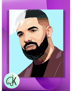 Картина по номерам на холсте Drake 40 х 60 см Культура цвета