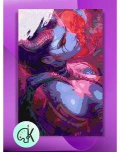 Картина по номерам на холсте Dota 2 Queen of Pain 40 х 60 см Культура цвета