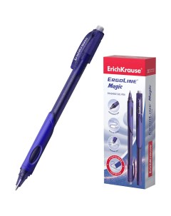 Ручка со стираемыми чернилами гелевая ErgoLine Magic чернила синие Erich krause