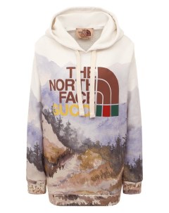 Хлопковое худи The North Face x Gucci