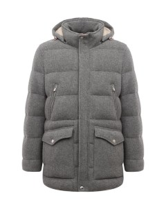 Кашемировый пуховик Brunello cucinelli