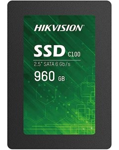 Накопитель SSD 2 5 HS SSD C100 960G C100 960GB SATA 6Gb s TLC 520 400MB s IOPS 50K 30K MTBF 2M 7mm Hikvision