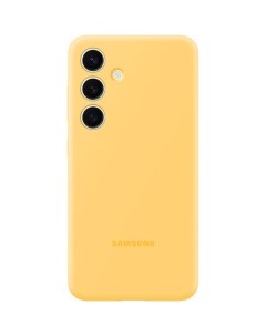 Чехол накладка Samsung Silicone Case S24 Yellow Silicone Case S24 Yellow