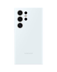Чехол накладка Samsung Silicone Case S24 Ultra White Silicone Case S24 Ultra White