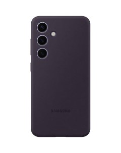 Чехол накладка Samsung Silicone Case S24 Dark Purple Silicone Case S24 Dark Purple