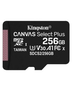Карта памяти microSDXC Kingston 256GB Canvas Select Plus SDCS2 256GBSP 256GB Canvas Select Plus SDCS