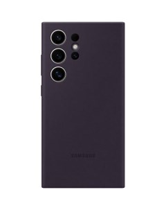Чехол накладка Samsung Silicone Case S24 Ultra Dark Purple Silicone Case S24 Ultra Dark Purple