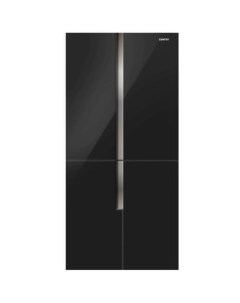 Холодильник трехкамерный CT 1750 Side by Side инверторный черный Centek