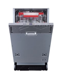 Встраиваемая посудомоечная машина DRB4603 узкая ширина 44 8см полновстраиваемая загрузка 10 комплект Simfer