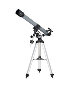 Телескоп Blitz 70 PLUS рефрактор d70 fl900мм 140x серый черный Levenhuk