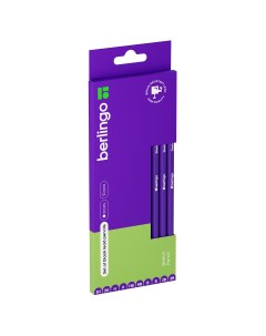 Набор карандашей чернографитных Sketch Pencil 10 шт 3H 3B заточен картон упаковка Berlingo