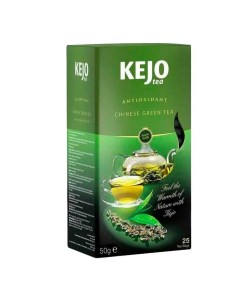Чай зеленый Antioxidant Chinese в пакетиках 2 г х 25 шт Kejo foods