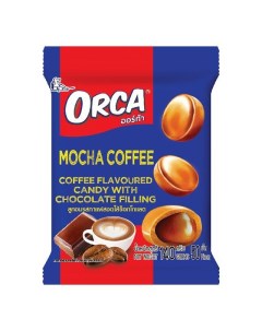 Конфеты карамельные со вкусом кофе и шоколадной начинкой 140 г Orca