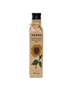 Подсолнечное масло сыродавленное 250 мл Trawa