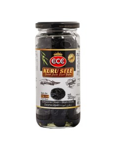 Оливки Kuru Sele черные с косточкой в масле 300 г Ece