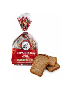 Хлеб Украинский ржано пшеничный в нарезке 325 г Пеко