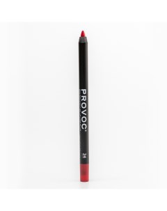 Гелевая подводка карандаш для губ 24 Heat of the Moment цвет темно красный Provoc