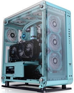 Корпус ATX Core P6 Tempered Glass Turquoise CA 1V2 00MBWN 00 бирюзовый без БП боковая панель из зака Thermaltake
