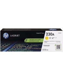 Картридж 230A W2302A желтый 1800стр для LaserJet Pro 4203 4303 Hp