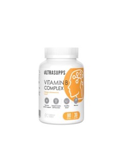Витамины группы В UltraSupps Ультрасаппс капсулы мягкие 90шт Ultra energy supplements trading l.l.c