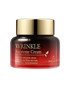 Разглаживающий крем для лица с экстрактом женьшеня Wrinkle Supreme Cream 50мл The skin house
