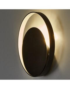 Светильник настенный бра светодиодный Nampon 830 лм нейтральный белый свет цвет черный серебро Inspire