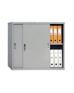 Шкаф распашной АМТ 0891 с 2 дверями 91 5x83 2x45 8 см металл цвет серый Без бренда