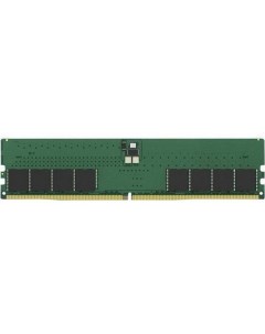 Оперативная память для компьютера 32Gb 1x32Gb PC5 41600 5200MHz DDR5 DIMM CL42 ValueRAM KVR52U42BD8  Kingston