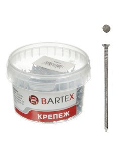 Гвоздь строительный диаметр 2 5х60 мм 0 3 кг в банке Bartex