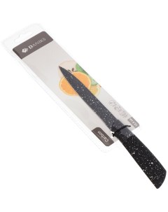 Нож кухонный Карбон универсальный нержавеющая сталь 12 5 см рукоятка пластик YW A641 3 UT Daniks