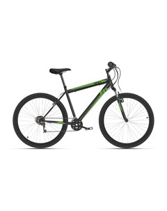 Велосипед Onix 26 Alloy 2021 18 черный зеленый серый Black one