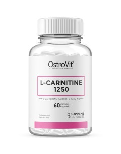 Л Карнитин Тартрат L Carnitine Tartrate 1250 mg 60 капсул Ostrovit