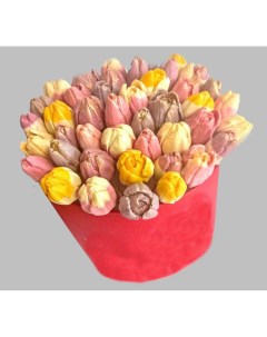 Шоколадные тюльпаны в коробке 900 г Shokotrendy